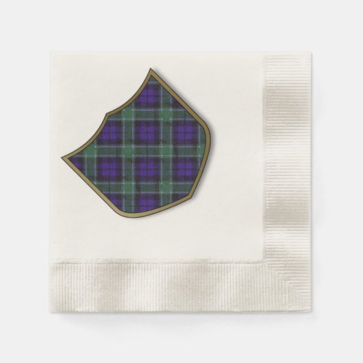Graham clan Pset Scottish tartan Servet (Voorkant)
