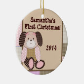 Graham Crackers Meisje Gepersonaliseerde Naam Orna Keramisch Ornament (Rechts)