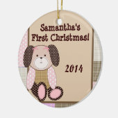 Graham Crackers Meisje Gepersonaliseerde Naam Orna Keramisch Ornament (Links)