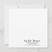 Graham Crackers Meisje Roze Baby shower Invitation Kaart (Achterkant)