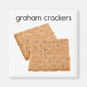Graham Crackers Refkoelkast Magnet (Voorkant)