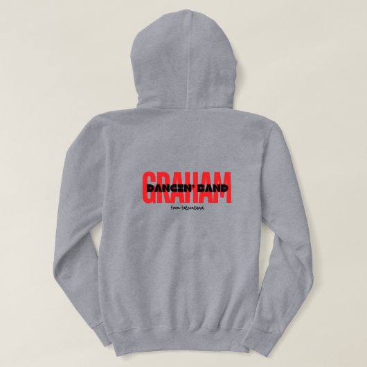 Graham Dancin' Band Back Design Hoodie (Design achterkant)