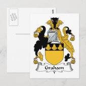 Graham Family Crest Briefkaart (Voorkant / Achterkant)