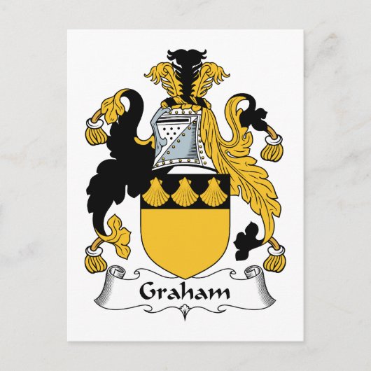 Graham Family Crest Briefkaart (Voorkant)
