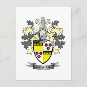 Graham Family Crest Coat of Arms Briefkaart