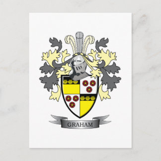 Graham Family Crest Coat of Arms Briefkaart
