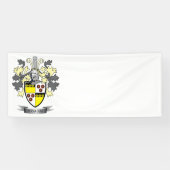 Graham Family Crest Coat of Arms Spandoek (Horizontaal)