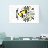Graham Family Crest Coat of Arms Spandoek (Beurs)