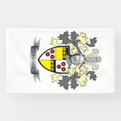 Graham Family Crest Coat of Arms Spandoek (Horizontaal)