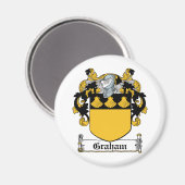 Graham Family Crest Magneet (Voorkant / Achterkant)