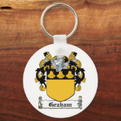 Graham Family Crest Sleutelhanger (Voorkant)