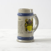 Graham Family Crest Stein Bierpul (Voorkant rechts)