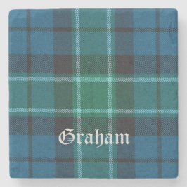 Graham, Graham Scottish Tartan, Graham Clan, Graha Stenen Onderzetter