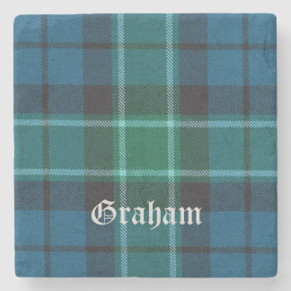 Graham, Graham Scottish Tartan, Graham Clan, Graha Stenen Onderzetter