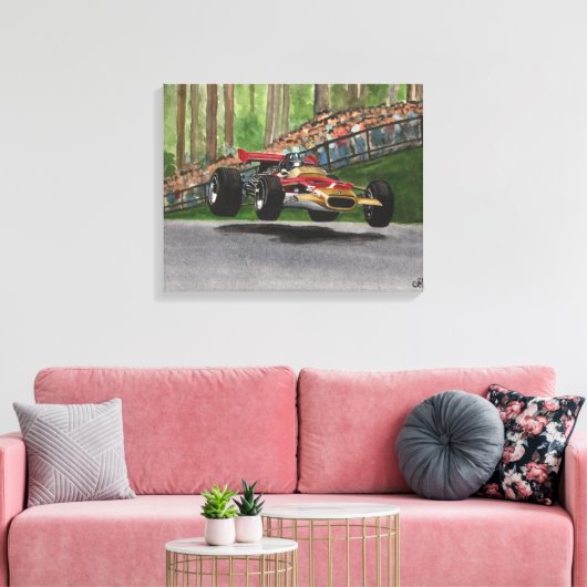 Graham Hill Canvas Afdruk (Insitu (Woonkamer))