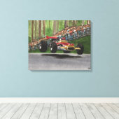 Graham Hill Canvas Afdruk (Insitu (Houten vloer))