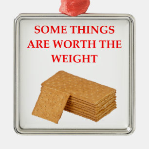 graham krakers metalen ornament