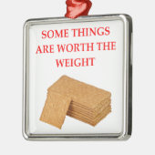 graham krakers metalen ornament (Links)