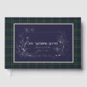 Graham Monteith Modern Origineel Schots Tartan Gastenboek (Voorkant)