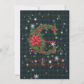 Graham Monteith Modern Scottish Tartan Christmas Feestdagenkaart (Voorkant)