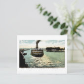 Graham & Morton (G&M-lijn) Steamer die Harbour ver Briefkaart (Staand voorkant)