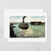 Graham & Morton (G&M-lijn) Steamer die Harbour ver Briefkaart (Voorkant / Achterkant)