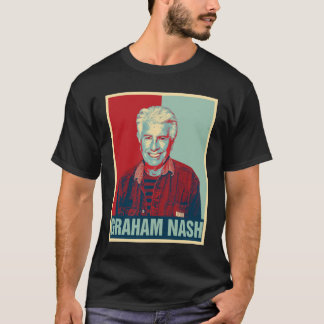 Graham Nash Retro Hope Style Gift for Fans T-shirt