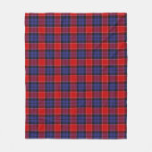Graham of Menteith Rode Plaid Fleece Deken (Voorkant)