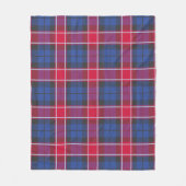 Graham Of Menteith Roze Plaid Fleece Deken (Voorkant)