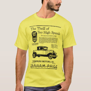 GRAHAM-PAIGE AUTOMOBILE 1929 T-SHIRT