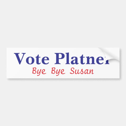 Graham Platner voor senaat in Bumpersticker Maine (Voorkant)