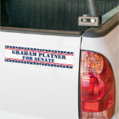 Graham Platnor voor de Senaat Bumpersticker (Op Truck)