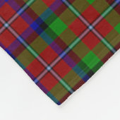 Graham Red Clan Badge Tartan Pset Fleece Deken (Hoek)