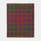 Graham Rood Plaid Fleece Deken (Voorkant)