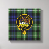Graham Scottish Crest en Tartan Canvas print (Voorkant)