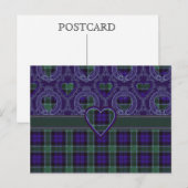Graham Scottish tartan Briefkaart (Voorkant / Achterkant)