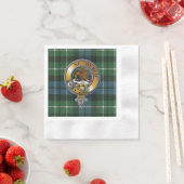 Graham Tartan en Badge Servet (Insitu)