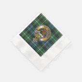 Graham Tartan en Badge Servet (Hoek)