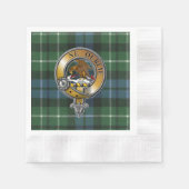 Graham Tartan en Badge Servet (Voorkant)