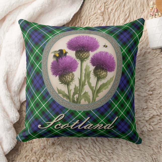 Graham Tartan en Schotse Distel Kussen (Deken)