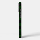 Graham tartan groene zwarte pleister Case-Mate iPhone case (Achterkant / Links)