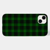 Graham tartan groene zwarte pleister Case-Mate iPhone case (Achterkant (horizontaal))