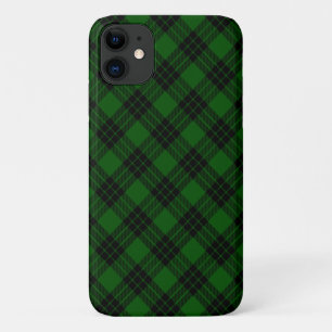 Graham tartan groene zwarte pleister Case-Mate iPhone case