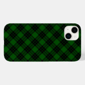 Graham tartan groene zwarte pleister Case-Mate iPhone case (Achterkant (horizontaal))