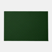 Graham tartan groene zwarte pleister deurmat (Voorkant)