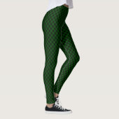Graham tartan groene zwarte pleister leggings (Rechts)