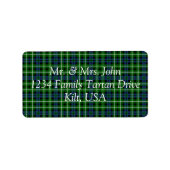 Graham Tartan Label (Voorkant)