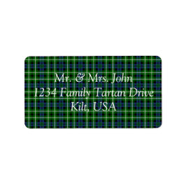 Graham Tartan Label