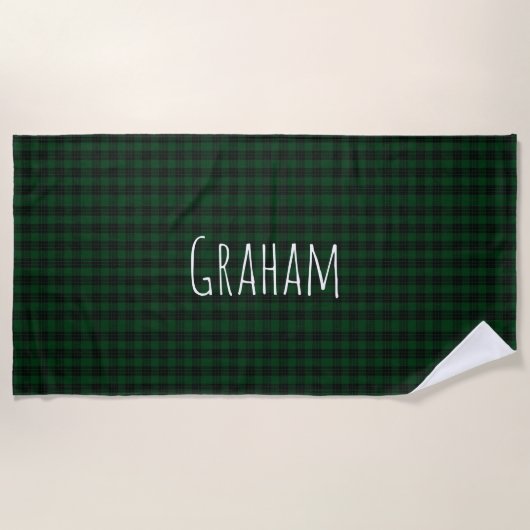 Graham Tartan Pset Beach Towel Strandlaken (Voorkant)