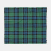 Graham van Menteith Oude Plaid Fleece Deken (Voorkant (Horizontaal))
